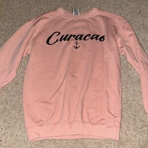 Pink Graphic Sweatshirt